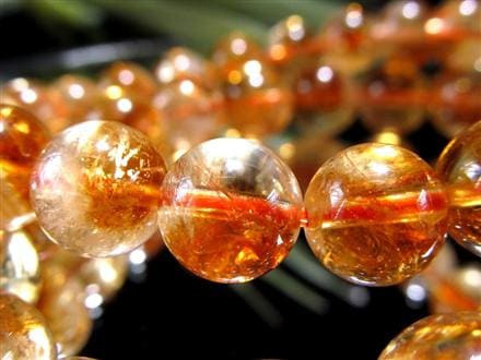 シトリン ファントム 幻影黄水晶 ブレスレット ブラジル産