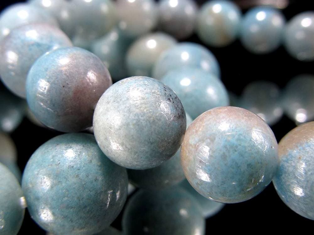 スコルザライト トロレアイト トロール石 ブレスレット ラズライト