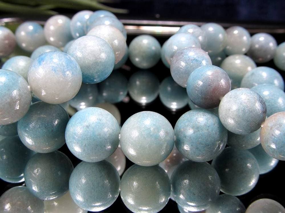 スコルザライト トロレアイト トロール石 ブレスレット ラズライト