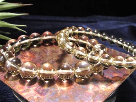 シャンパンクォーツ シトリン 黄水晶 ブレスレット 天然石