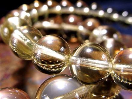 シャンパンクォーツ シトリン 黄水晶 ブレスレット 天然石