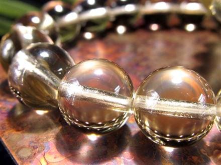 シャンパンクォーツ シトリン 黄水晶 ブレスレット 天然石