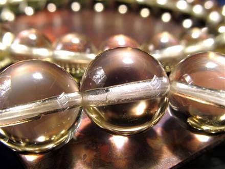 シャンパンクォーツ シトリン 黄水晶 ブレスレット 天然石