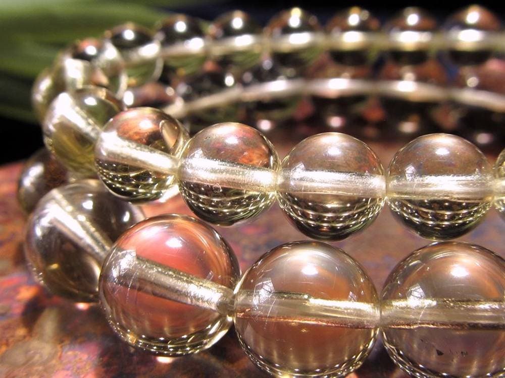 シャンパンクォーツ シトリン 黄水晶 ブレスレット 天然石