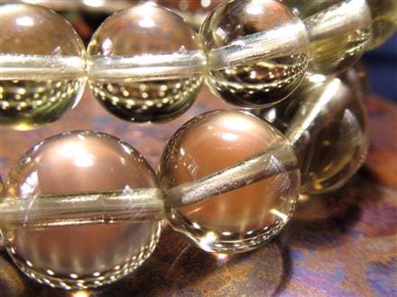 シャンパンクォーツ シトリン 黄水晶 ブレスレット 天然石