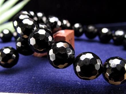 ブラックトルマリン 電気石 ブレスレット 天然石 パワーストーン