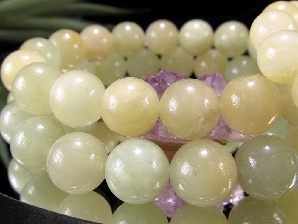 ヘリオドール イエローベリル 緑柱石 ブレスレット 天然石