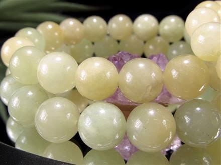 ヘリオドール イエローベリル 緑柱石 ブレスレット 天然石