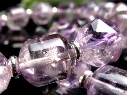 アメジスト 紫水晶 ブレスレット ラベンダーアメジスト ファントム