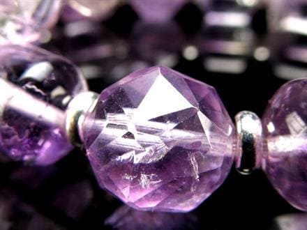 アメジスト 紫水晶 ブレスレット ラベンダーアメジスト ファントム