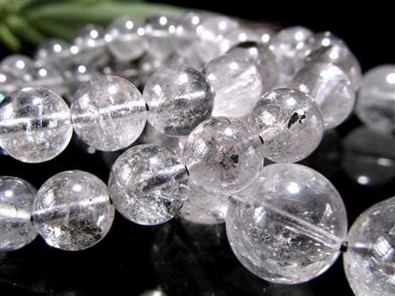 エレスチャルクォーツ 骸骨水晶 ブレスレット 水晶の最終形態 グラファイト