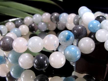 スコルザライト トロレアイト トロール石 ブレスレット ラズライト