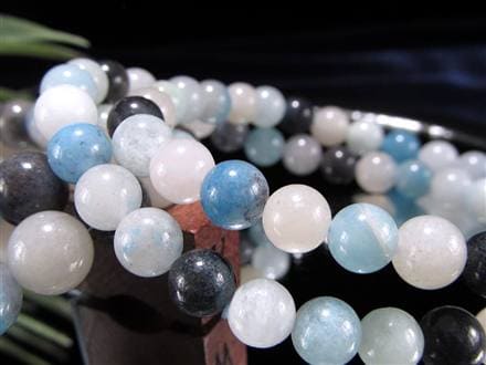 スコルザライト トロレアイト トロール石 ブレスレット ラズライト