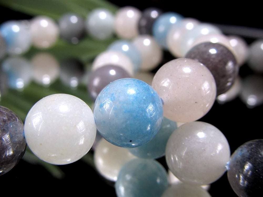 スコルザライト トロレアイト トロール石 ブレスレット ラズライト