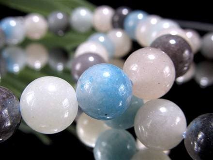 スコルザライト トロレアイト トロール石 ブレスレット ラズライト