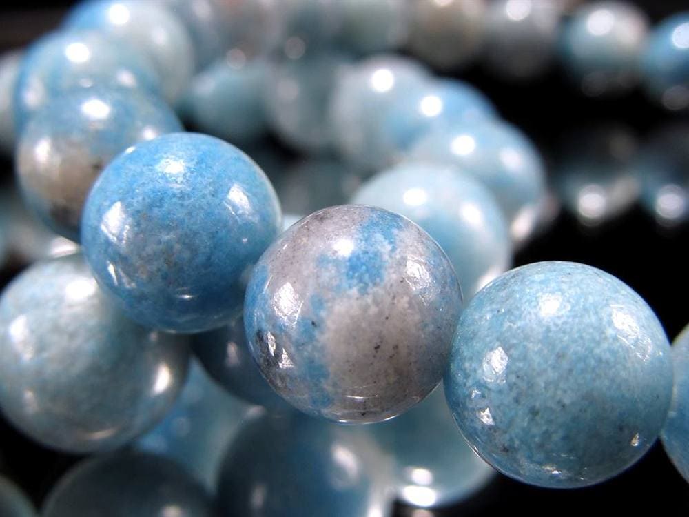 スコルザライト トロレアイト トロール石 ブレスレット ラズライト