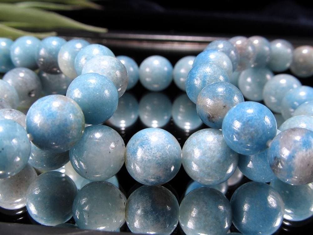 スコルザライト トロレアイト トロール石 ブレスレット ラズライト