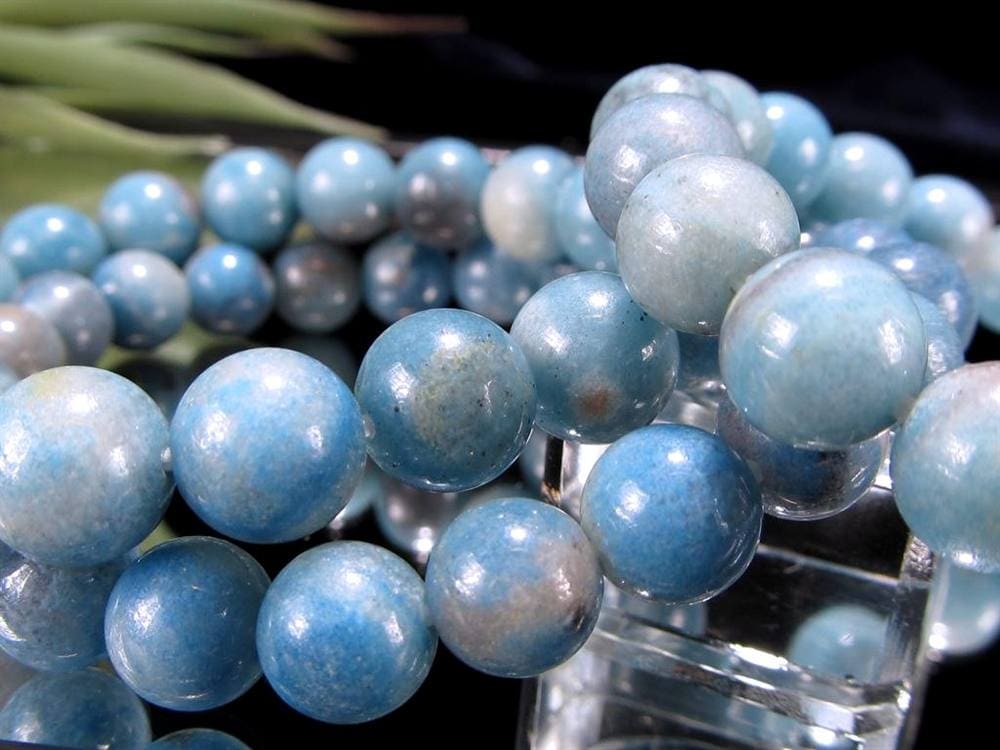 スコルザライト トロレアイト トロール石 ブレスレット ラズライト