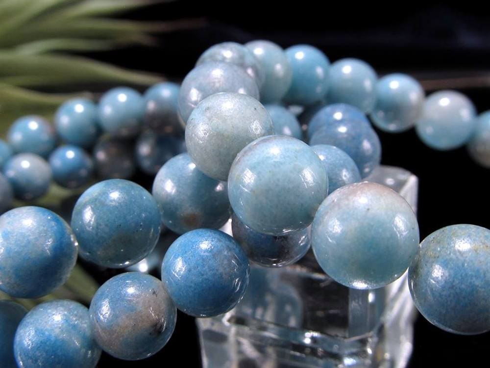 スコルザライト トロレアイト トロール石 ブレスレット ラズライト