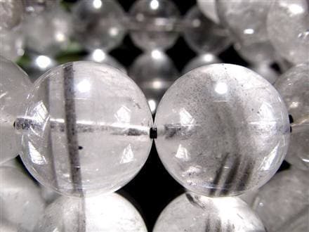 エレスチャルクォーツ 骸骨水晶 ブレスレット 水晶の最終形態 グラファイト