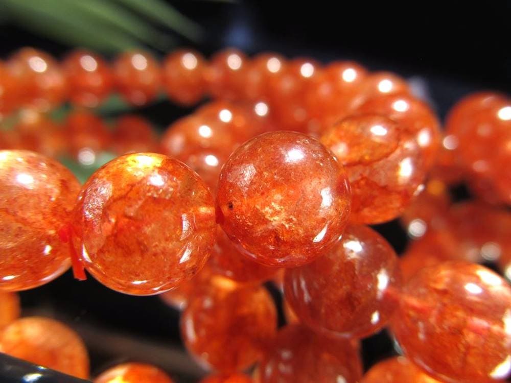 マイカ ブレスレット オレンジマイカ 雲母 モスコバイト