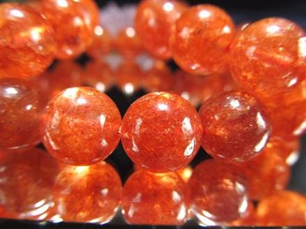 マイカ ブレスレット オレンジマイカ 雲母 モスコバイト