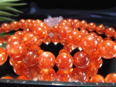 マイカ ブレスレット オレンジマイカ 雲母 モスコバイト