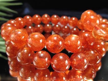 マイカ ブレスレット オレンジマイカ 雲母 モスコバイト