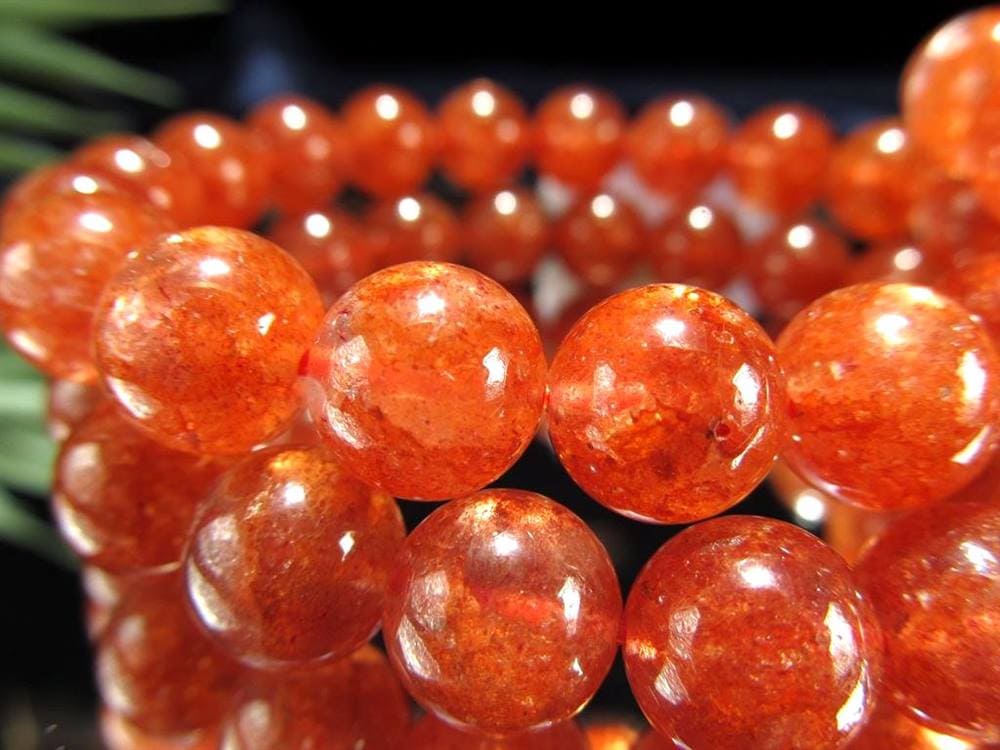 マイカ ブレスレット オレンジマイカ 雲母 モスコバイト