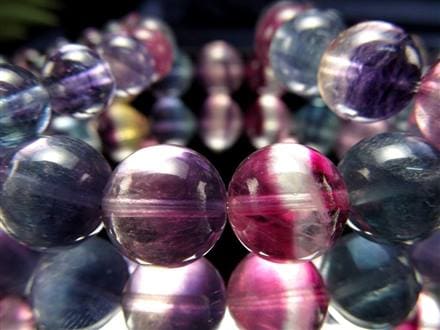 フローライト ブレスレット レインボーフローライト ファントムフローライト 蛍石