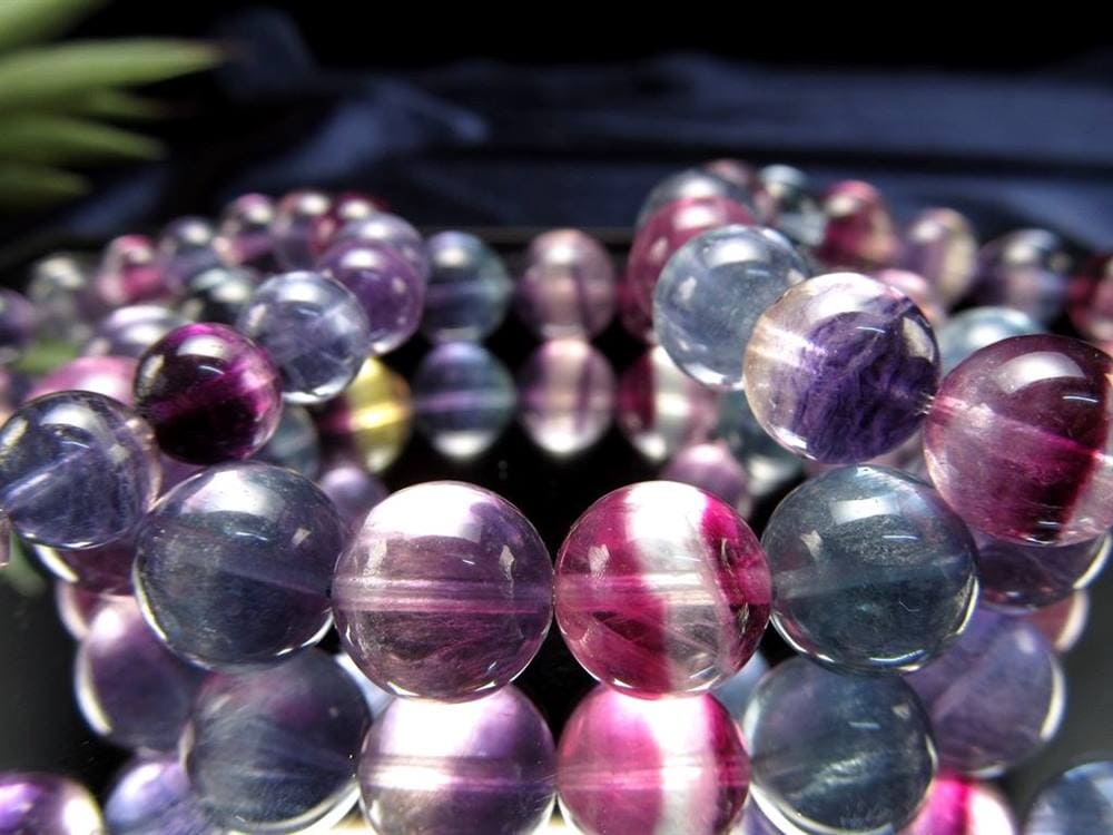 フローライト ブレスレット レインボーフローライト ファントムフローライト 蛍石