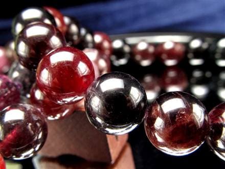 カラースピネル MIXスピネル 尖晶石 ブレスレット 8月の誕生石