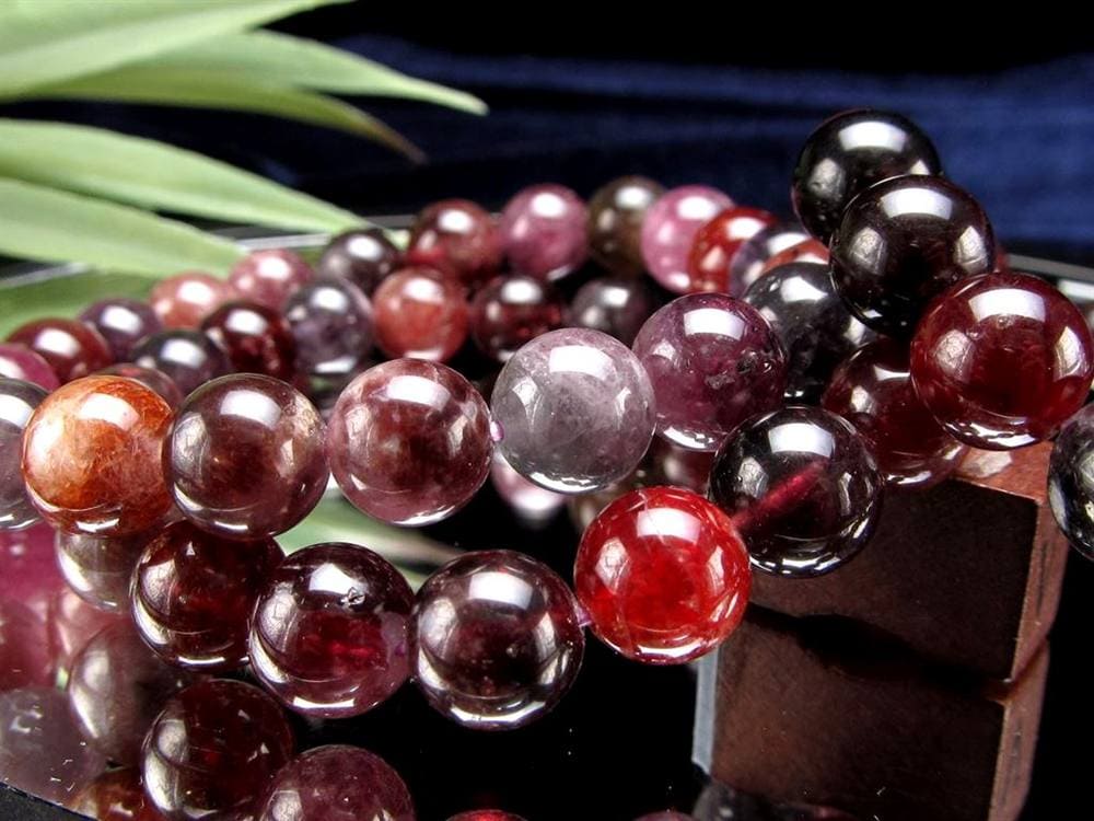 カラースピネル MIXスピネル 尖晶石 ブレスレット 8月の誕生石