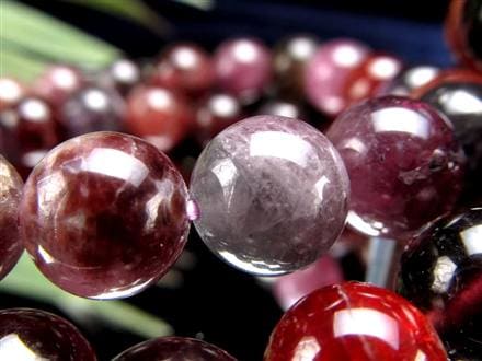 カラースピネル MIXスピネル 尖晶石 ブレスレット 8月の誕生石