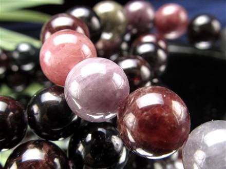 カラースピネル MIXスピネル 尖晶石 ブレスレット 8月の誕生石