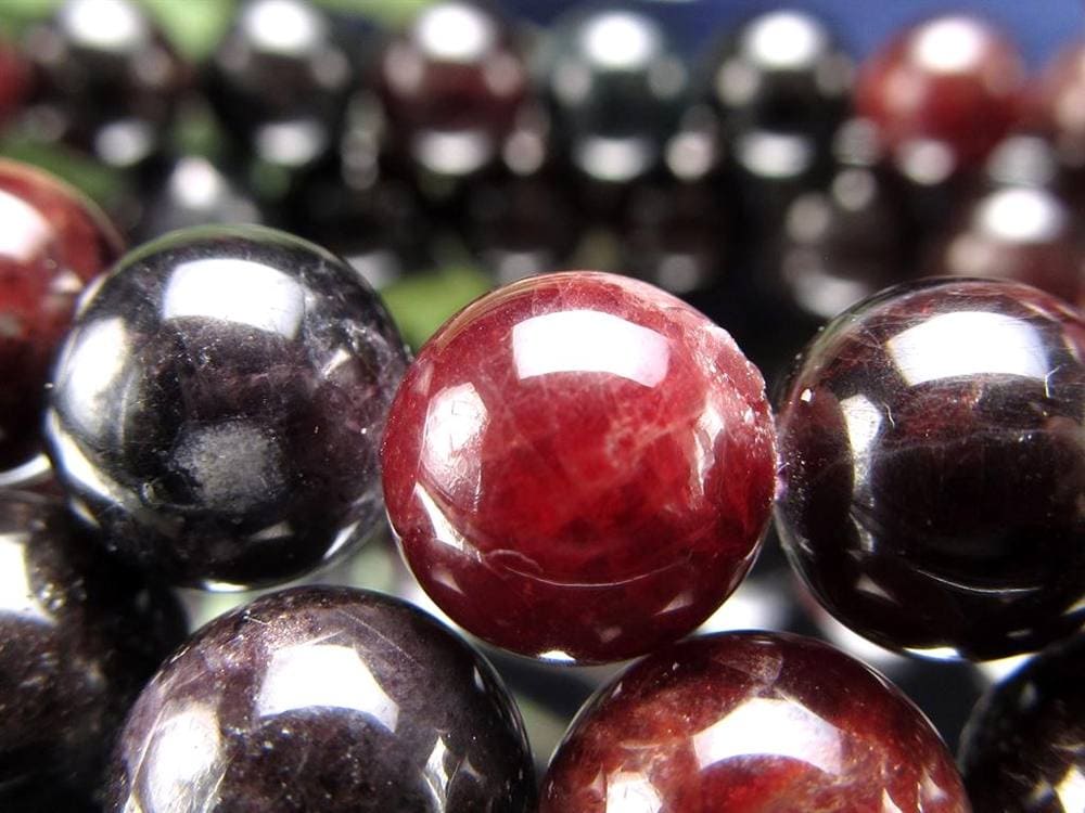 カラースピネル MIXスピネル 尖晶石 ブレスレット 8月の誕生石