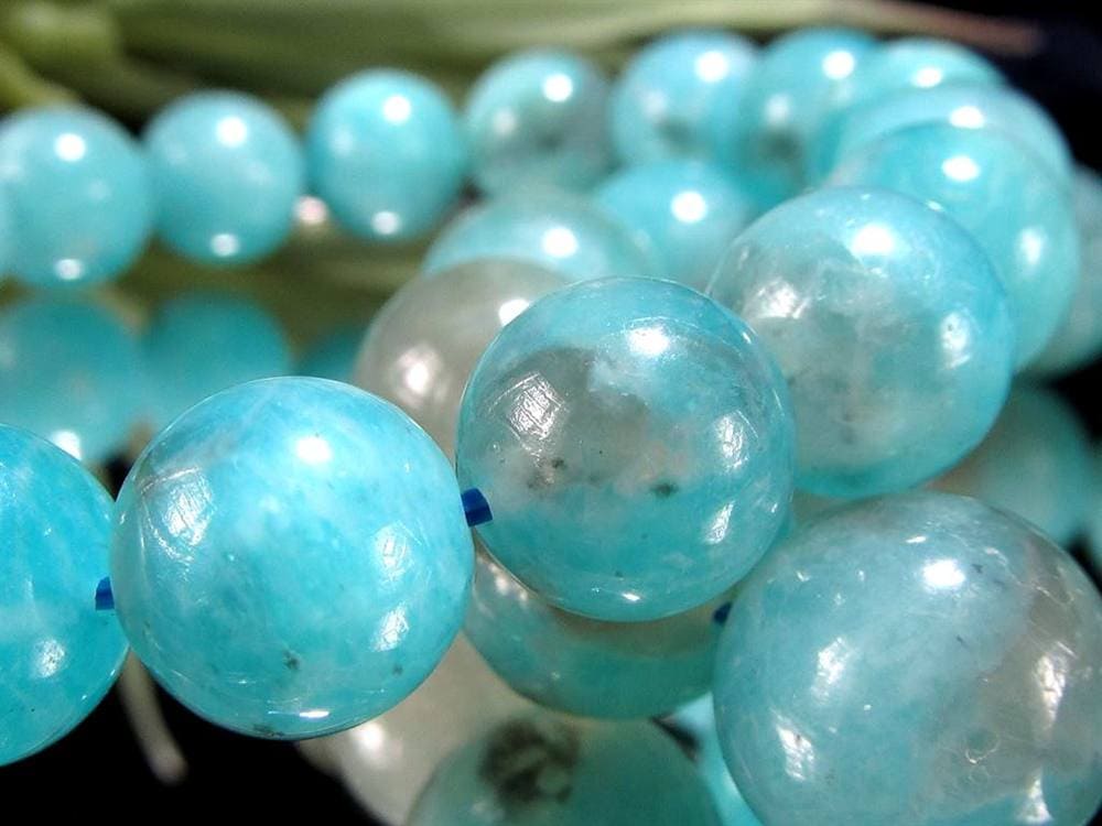 アマゾナイト シリカ ブレスレット 天河石 ウイグル