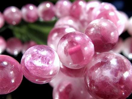 レピドライトシリカ パープルマイカ リシア雲母 ブレスレット レピドライト