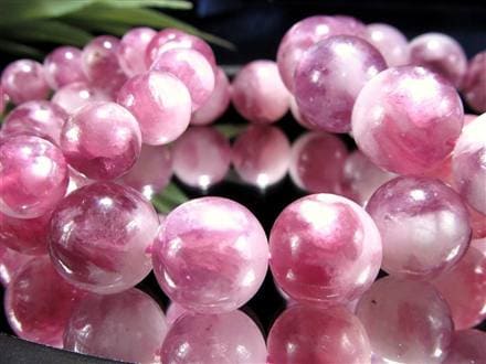 レピドライトシリカ パープルマイカ リシア雲母 ブレスレット レピドライト