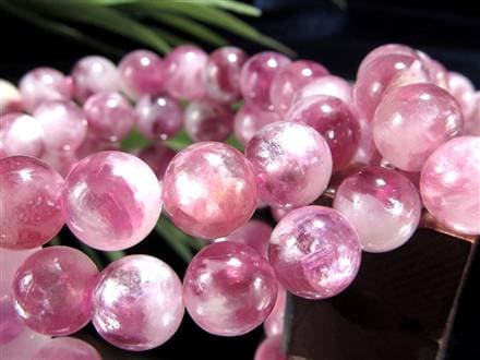 レピドライトシリカ パープルマイカ リシア雲母 ブレスレット レピドライト