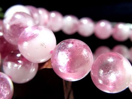 レピドライトシリカ パープルマイカ リシア雲母 ブレスレット レピドライト