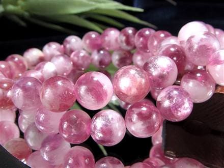 レピドライトシリカ パープルマイカ リシア雲母 ブレスレット レピドライト