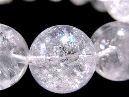 白水晶 ブレスレット 天然石 パワーストーン クリスタル