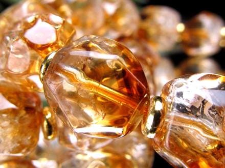 シトリン ファントム 幻影黄水晶 ブレスレット ブラジル産