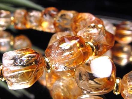 シトリン ファントム 幻影黄水晶 ブレスレット ブラジル産