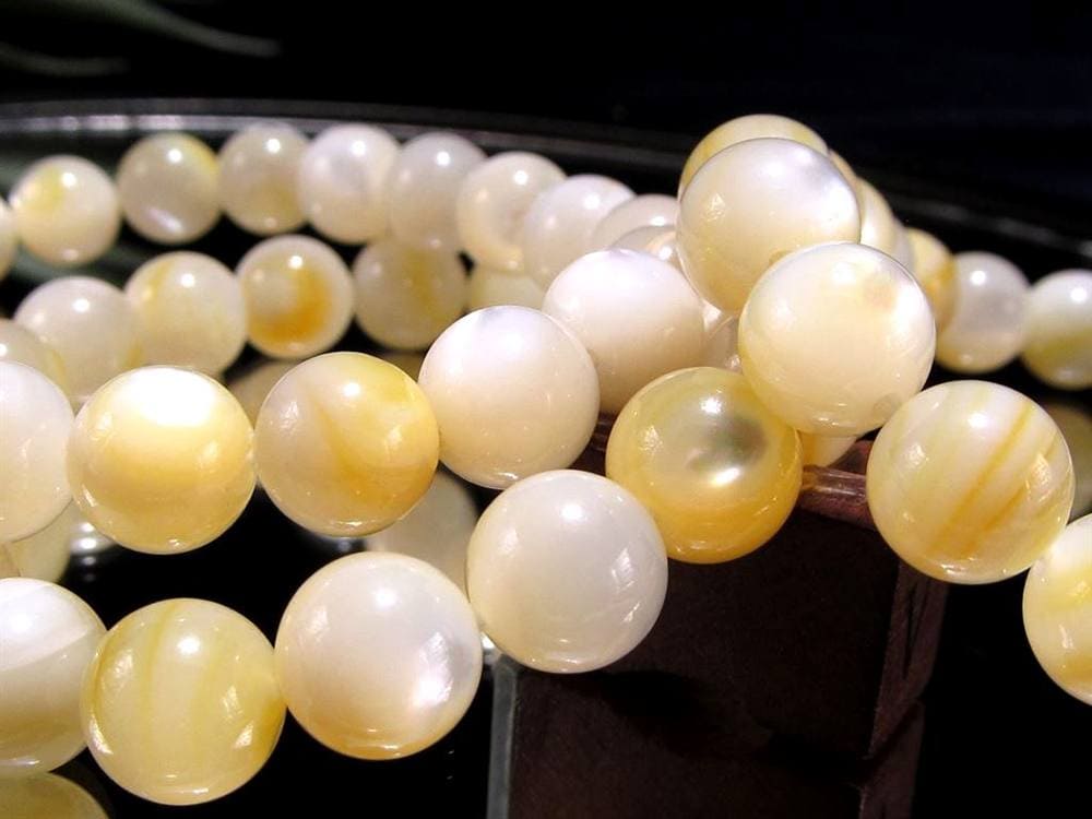 ゴールドリップシェル 白蝶貝 ブレスレット 黄蝶貝 ピンクガイ