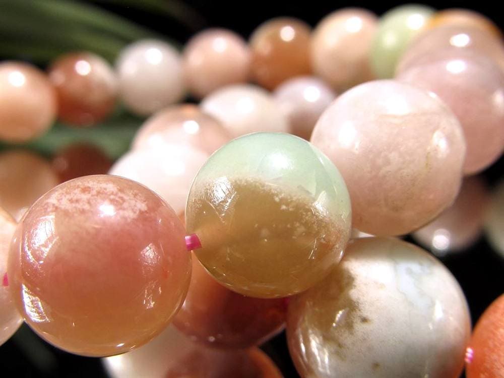 瑪瑙 ブレスレット アゲート メノウ 孔雀瑪瑙