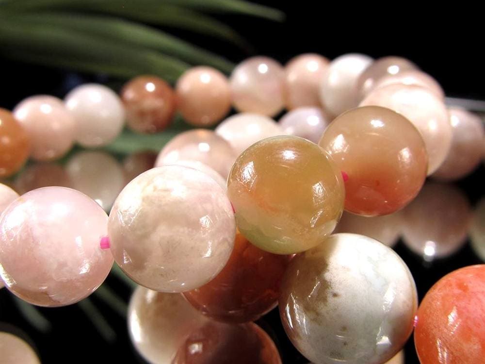 瑪瑙 ブレスレット アゲート メノウ 孔雀瑪瑙