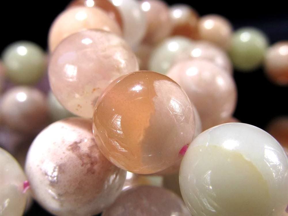 瑪瑙 ブレスレット アゲート メノウ 孔雀瑪瑙