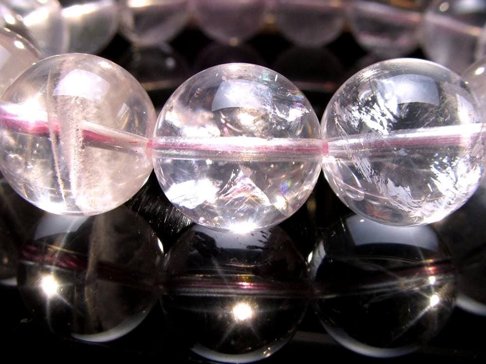 ローズクォーツ ブレスレット スターローズ 紅石英 天然石